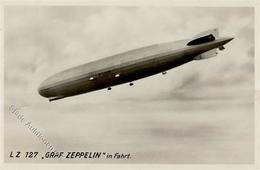 Zeppelin LZ 127 Graf Zeppelin In Fahrt Foto AK I-II Dirigeable - Zeppeline