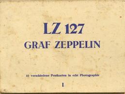 Zeppelin LZ 127 Leporello Mit 10 Foto-Karten II (fleckig) Dirigeable - Luchtschepen