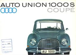 Auto Oldtimer DKW Autounion 1000 S Coupe Broschüre I-II - Autres & Non Classés