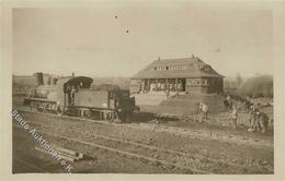 Eisenbahn Militär Kriegsgefangene Foto AK I-II Chemin De Fer - Trains