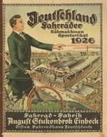 Fahrrad Buch Einbeck (3352) Deutschland Fahrräder Nähmaschinen Sportartikel August Stukenbrok Preisliste 1926 Mit Sehr V - Trains