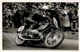 Motorrad Georg Meier BMW 500 Foto AK I-II - Motos