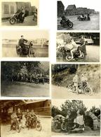 Motorrad Partie Mit über 70 Fotos Div. Formate Ca. 1925 Bis 50'er Jahre I-II - Motorbikes