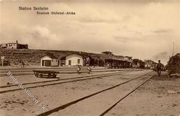 Kolonien Deutsch Südwestafrika Station Seeheim Eisenbahn   I-II Chemin De Fer Colonies - Afrique