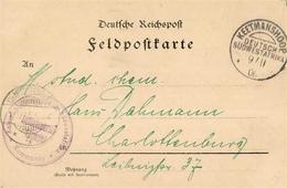 Kolonien Deutsch-Südwestafrika Feldpostkarte Stpl. Keetmanshoop 9.11.06 U. Kaiserl. Schutztruppe Für Südwestafrika Komma - África