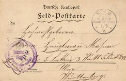 Kolonien Deutsch-Südwestafrika Feldpostkarte Stpl. Kub 1.5.06 U. Kaiserl. Schutztruppe Für Südwestafrika I. Feldtelegrap - Afrique