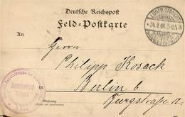 Kolonien Deutsch-Südwestafrika Feldpostkarte Stpl. Lüderitzbucht 24.8.06 U. Kaiserl. Schutztruppe Für Südwestafrika II. - Afrique