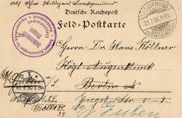 Kolonien Deutsch-Südwestafrika Feldpostkarte Stpl. Swakopmund  23.7.06 U. Kaiserl. Schutztruppe Für Südwestafrika Etappe - África