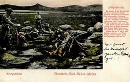 Kolonien Deutsch-Südwestafrika Kriegsbilder Stpl. Windhuk 16.10.12 I-II Colonies - Afrique