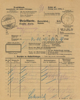 Kolonien Deutsch-Südwestafrika Postformular Briefkarte  Kode A 1a Zu 4 IIa Stpl. Karib 2.11.13 U. Otjimbingue 4.11.13 I- - Africa