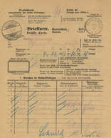 Kolonien Deutsch-Südwestafrika Postformular Briefkarte  Kode A 1a Zu 4 IIa Stpl. Karib 2.11.13 U. Otjimbingue 4.11.13 I- - Afrika