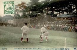 Kolonien Kiautschou Base Ball Kobe Stpl. Tsingtau 24.6.11 I-II Colonies - Ohne Zuordnung