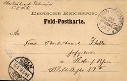 Deutsche Post China Stpl. K.D. Feldpostexped. Des Ostasiatischen Expeditionscorps 23.2. A Nach Köln 1912  I-II (Abschürf - Zonder Classificatie