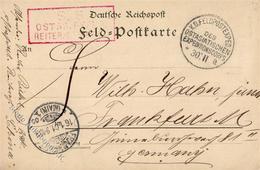 Deutsche Post China Stpl. K.D. Feldpostexped. Des Ostasiatischen Expeditionscorps 30.11. A Nach Frankfurt 19 01 I-II - Non Classés