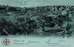 PALÄSTINA - Gruss Aus BETHLEHEM Mit Türkischem-o JERUSALEM 1901 I Montagnes - Sin Clasificación