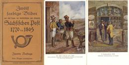 Postgeschichte Sächsische Post 1770 Bis 1865 12'er Serie Im Orig. Umschlag I-II - Sellos (representaciones)