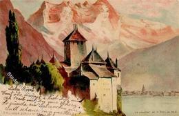 Berggesichter Le Coucher De La Dent Da Midi 1898 I-II Face à La Montagne - Fairy Tales, Popular Stories & Legends