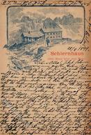 Berghütte Schlernhaus Tirol 1899 I-II Cabane - Fairy Tales, Popular Stories & Legends