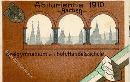 Studentika Aachen (5100) Abiturientia 1910 I-II - Ohne Zuordnung