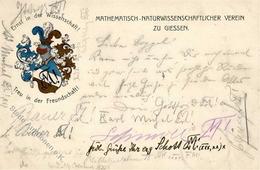 Studentika Gießen (6300) Mathematisch Naturwissenschaftlicher Verein 1907 I-II - Ohne Zuordnung