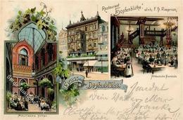 Berlin (1000) Gasthaus Hopfenblüte F. H. Rieprich Lithographie 1902 I-II - Camerún