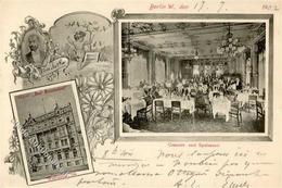 Berlin Mitte (1000) Hotel Der Reichshof Wilhelmstr. 70a  1902 II (Stauchung) - Camerun