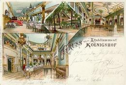 Charlottenburg (1000) Gasthaus Königshof  Lithographie 1901 I-II - Kamerun