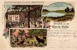 Grunewald (1000) Gasthaus Wartehalle Gatter Grunewald Straßenbahn Hirsch I-II - Kamerun