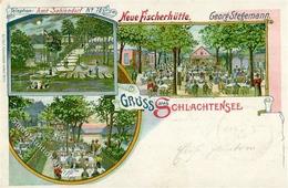 Schlachtensee (1000) Gasthaus Neue Fischerhütte  1899 I-II (kl. Stauchung) - Cameroun