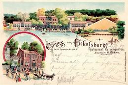 Spandau (1000) Pichelsberge Gasthaus Kaisergarten H. Kühne  1899 I-II - Kamerun