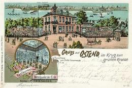 Steglitz (1000) Gasthaus Im Krug Zum Grünen Kranze Gasthaus Mittelpunkt Der Erde  1900 I-II - Cameroon