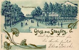 Steglitz (1000) Gasthaus Marquardt Düppelstraße Eisenbahn  1899 I-II Chemin De Fer - Kamerun