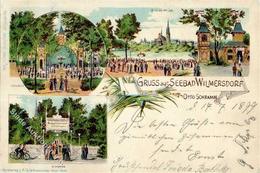 Wilmersdorf (1000) Gasthaus Seebad Otto Schramm  1899 I-II (Stauchung) - Kamerun