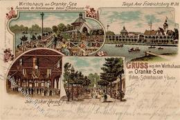 Hohenschönhausen (O1090) Gasthaus Am Orankesee Oskar Hering Lithographie 1904 II (Stauchung) - Kamerun