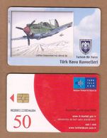 AC - TURK TELECOM PHONECARDS - CURTISS TOMMAHAWK P - 40 1941 - 49 36 CREDITS: 50 DATE: 2006 - Avions