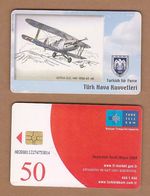 AC - TURK TELECOM PHONECARDS - GOTHA G. O. -149 1936 - 43 46 CREDITS: 50 DATE: 2006 - Avions