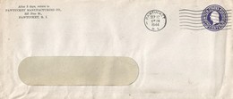 USA 1944 Pawtucket  Textile Mill 3c Postal Stationary Cover - 1941-60