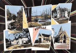 Genillé - Vues Multiples - Châteaux - Eglise - Genillé