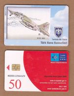 AC - TURK TELECOM PHONECARDS - NF - 5B 1989 CREDITS: 50 DATE: 2006 - Avions