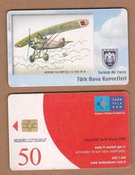 AC - TURK TELECOM PHONECARDS - MORANE - SAULNIER M. S. -53 1926 - 29 10 CREDITS: 50 DATE: 2006 - Avions