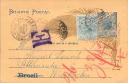 GS Brasilien>Wiesbaden ZFR. 1906 - Lettres & Documents