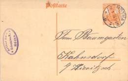 Arthur Kerl Kolonialwaren GS Rötha>Kahnsdorf 1916 - Briefkaarten