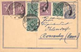 Infla-Mischfrankatur Arsinhausen 1923 - Tarjetas
