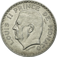 Monnaie, Monaco, Louis II, 5 Francs, 1945, Poissy, SPL, Aluminium - 1922-1949 Louis II