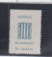 SARRAL (TARRAGONA).  EDIFL 7 * - Emisiones Repúblicanas