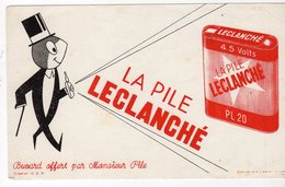 Dec18     83495    Buvard    Plie Leclanché - Piles