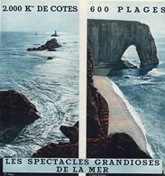 VP13.694 - Ancien Guide Touristique Des Chemins De Fer De L'Etat - Tous Les Aspects De La Mer - Stations Balnéaires - Reiseprospekte