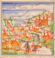 VP13.695 - Ancien Guide Touristique Des Chemins De Fer De L'Etat - La Féérie Normande - Toeristische Brochures