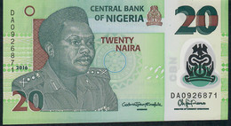 NIGERIA P34p   20 NAIRA 2016  #DA  UNC. - Nigeria