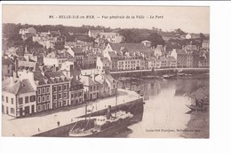 92 - BELLE-ILE-en-MER - Vue Générale De La Ville - Le Port - Belle Ile En Mer
